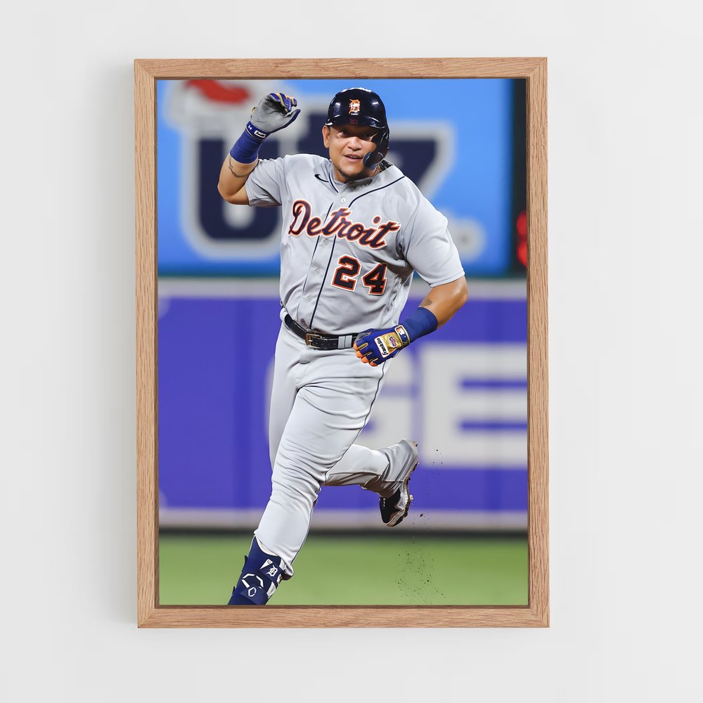Poster La Course de Miguel – affiche Baseball (vue 4)